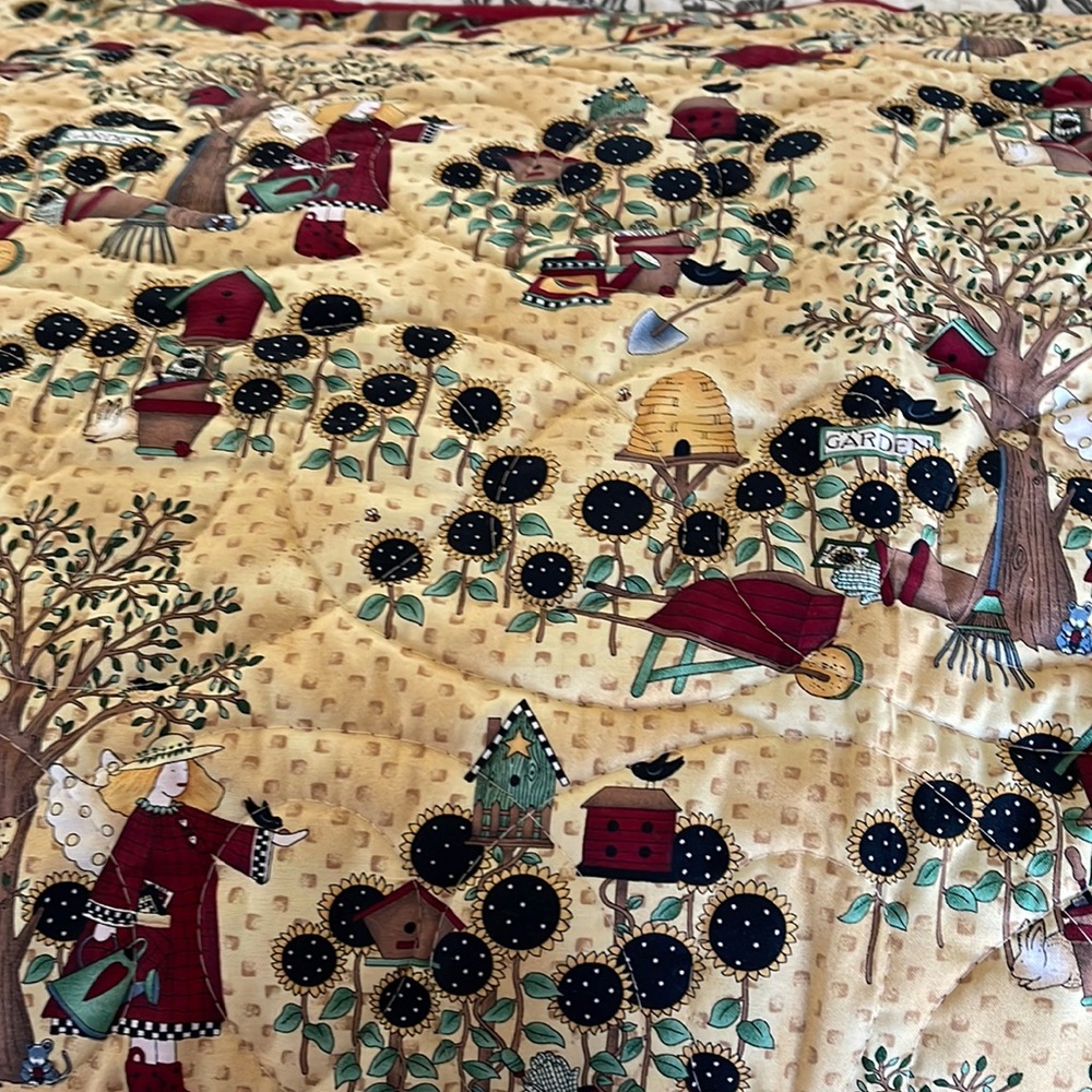 Small throw hand made